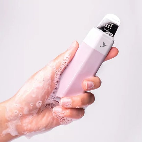 BNIB DERMAPORE by DERMAFLASH Pore Extractor & Serum Infuser Tool Color: Icy Mint - Picture 3 of 7